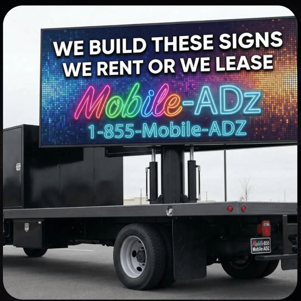 Mobile Adz Truck - 1-855-Mobile-ADZ